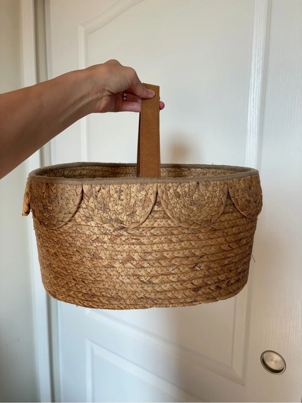 Hearth and hand magnolia diaper caddy scalloped target